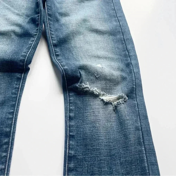 Pistola Audrey Mid Rise Distressed Skinny Crop Size 26 NWT - Picture 5 of 8